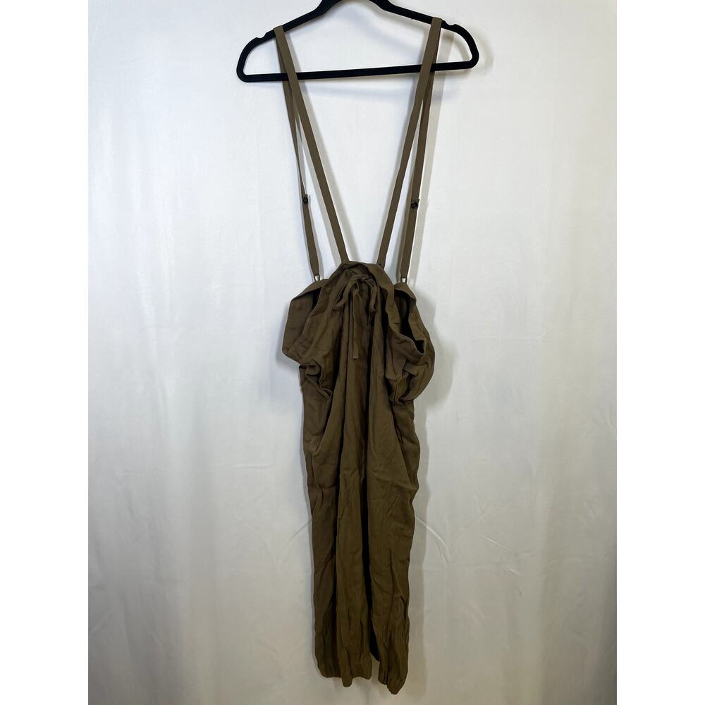 ULLA JOHNSON Freja Suspender Jogger Pants Slouchy Cropped in Teak Size 2